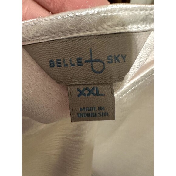 Belle & Sky Womans Metallic Top Size XXL Whimsical Romantic Old Money Event - Picture 2 of 11